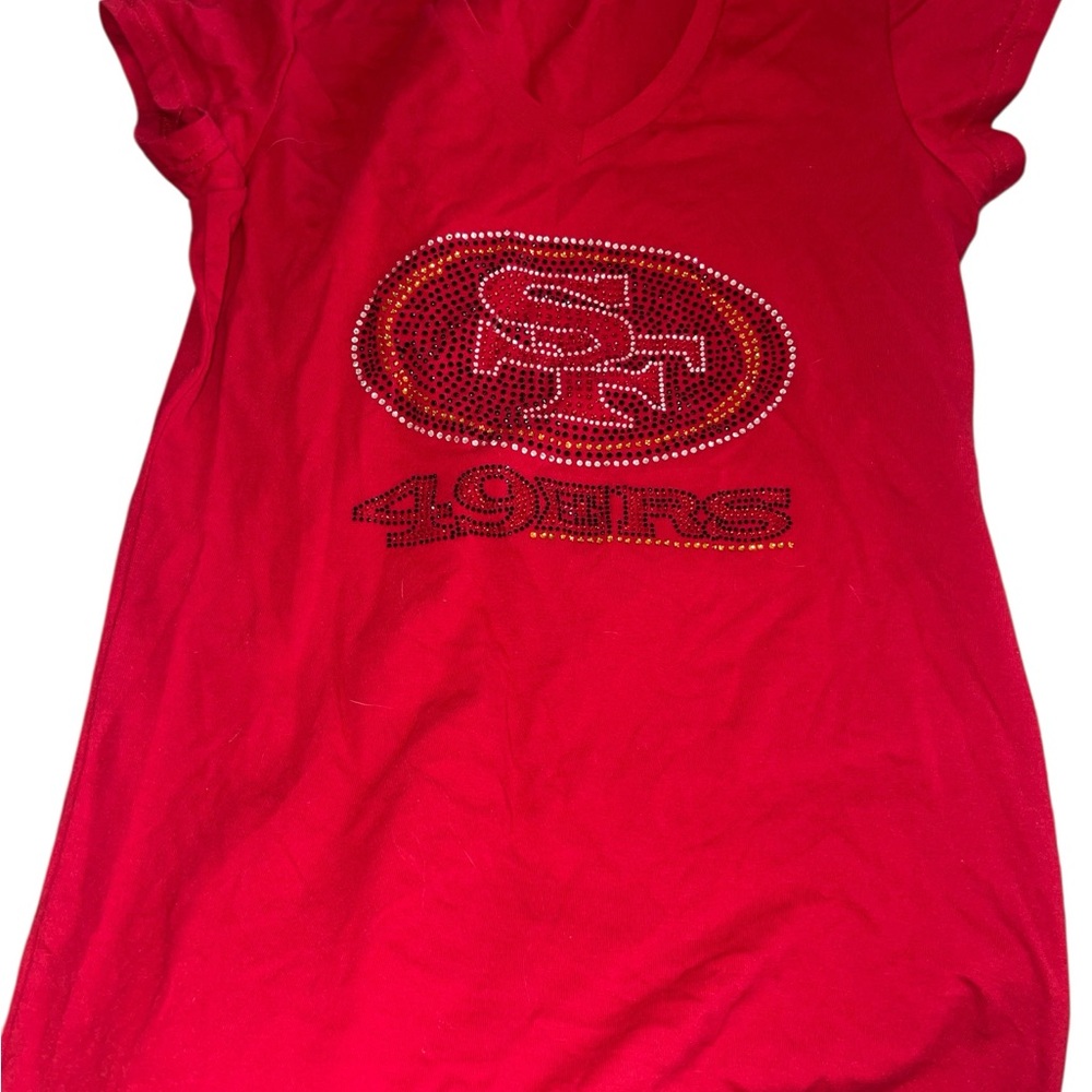 Red 49ers Women’s fitted T Shirt